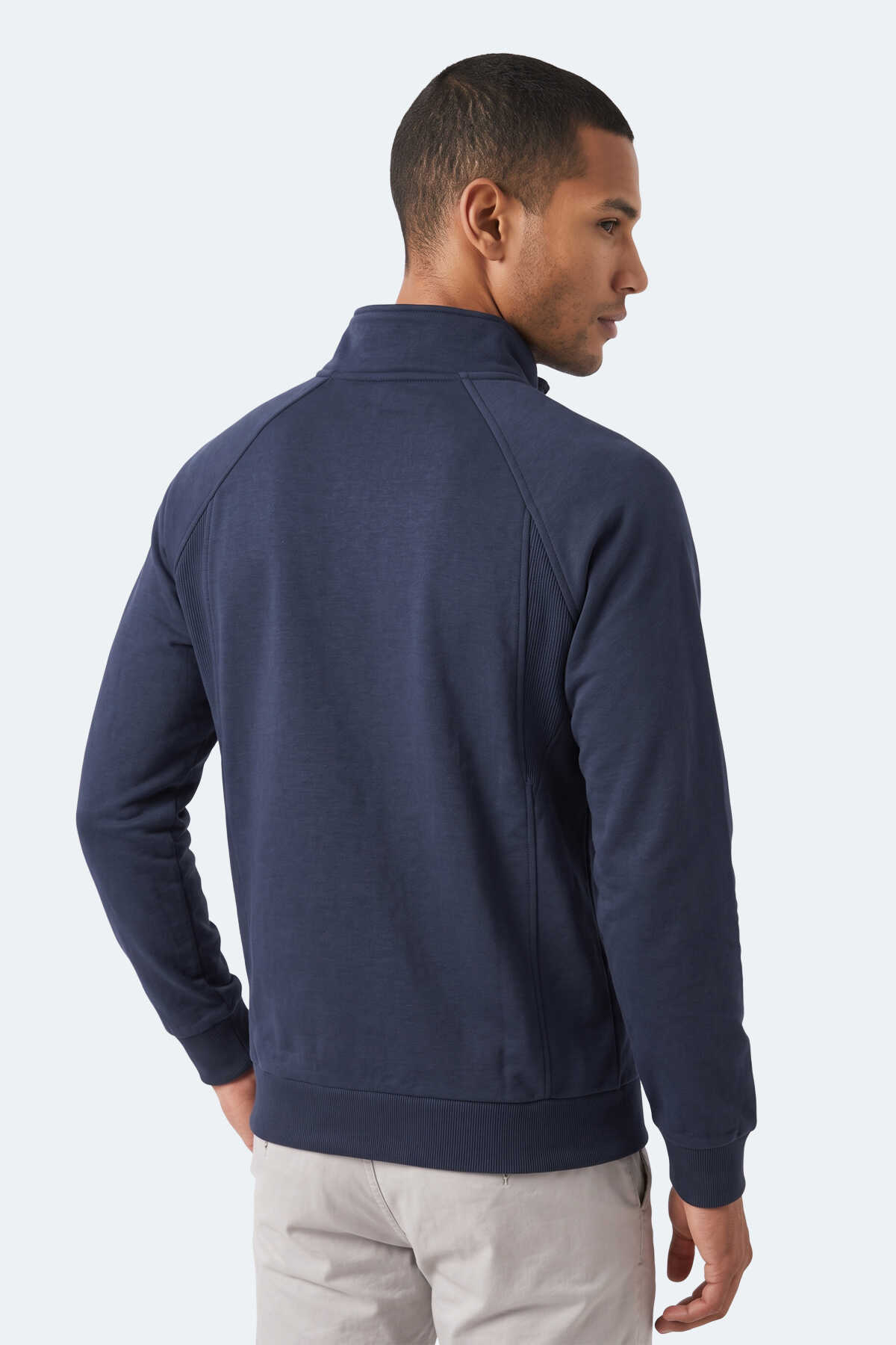 Slazenger MAVON I Erkek Lacivert Sweatshırt - 5