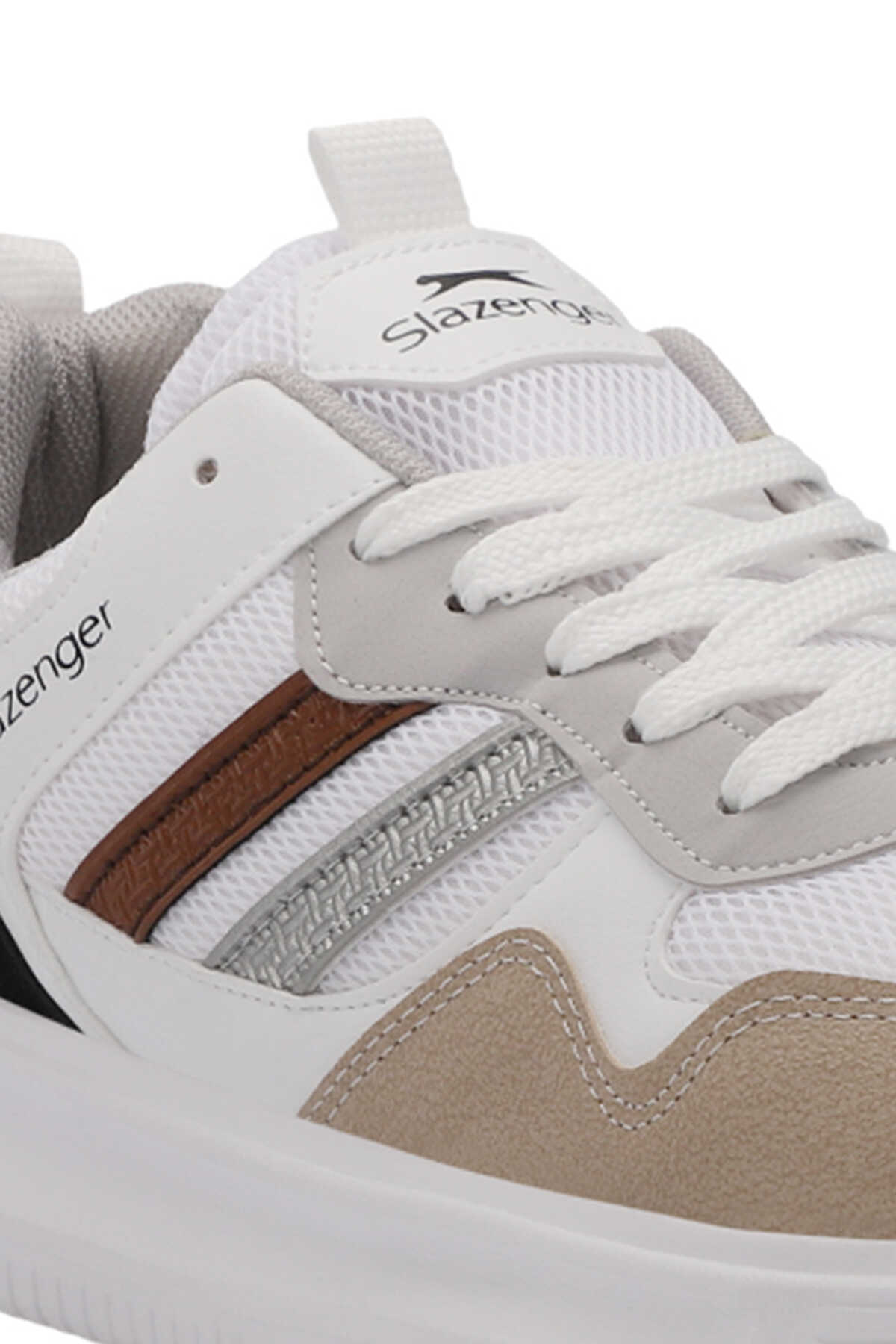 Slazenger MEGA I Erkek Beyaz / Kahve Günlük Spor Ayakkabısı Slazenger MEGA I Erkek Beyaz / Kahve Günlük Spor Ayakkabısı