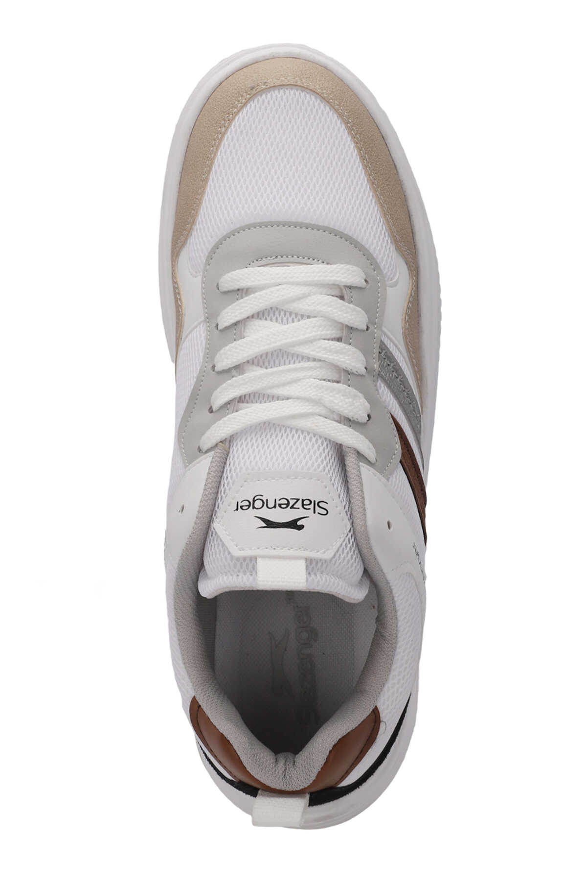 Slazenger MEGA I Erkek Beyaz / Kahve Günlük Spor Ayakkabısı Slazenger MEGA I Erkek Beyaz / Kahve Günlük Spor Ayakkabısı