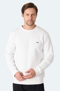 Slazenger - Slazenger MEGAR I Erkek Ekru Sweatshırt Slazenger - Slazenger MEGAR I Erkek Ekru Sweatshırt