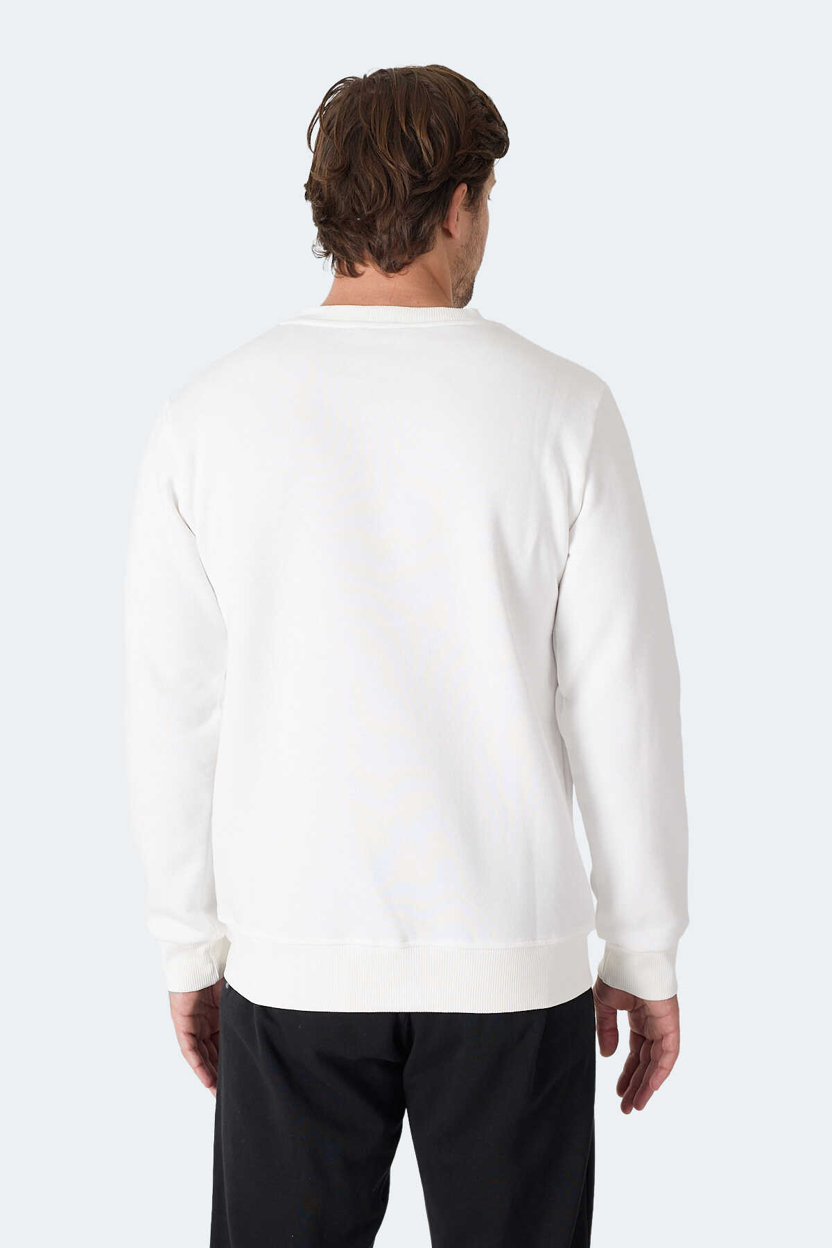 Slazenger MEGAR I Erkek Ekru Sweatshırt Slazenger MEGAR I Erkek Ekru Sweatshırt