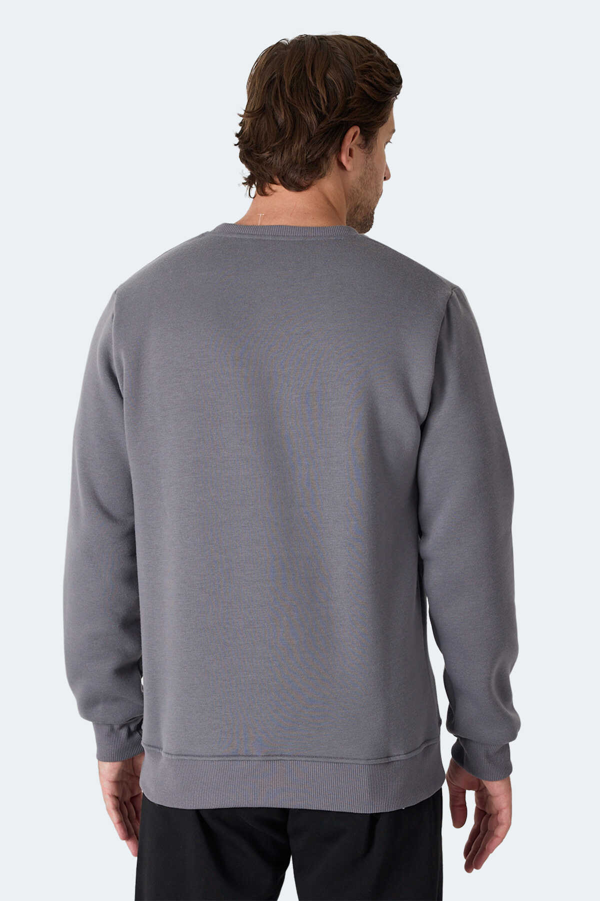 Slazenger MEGAR I Erkek Gri Sweatshırt Slazenger MEGAR I Erkek Gri Sweatshırt