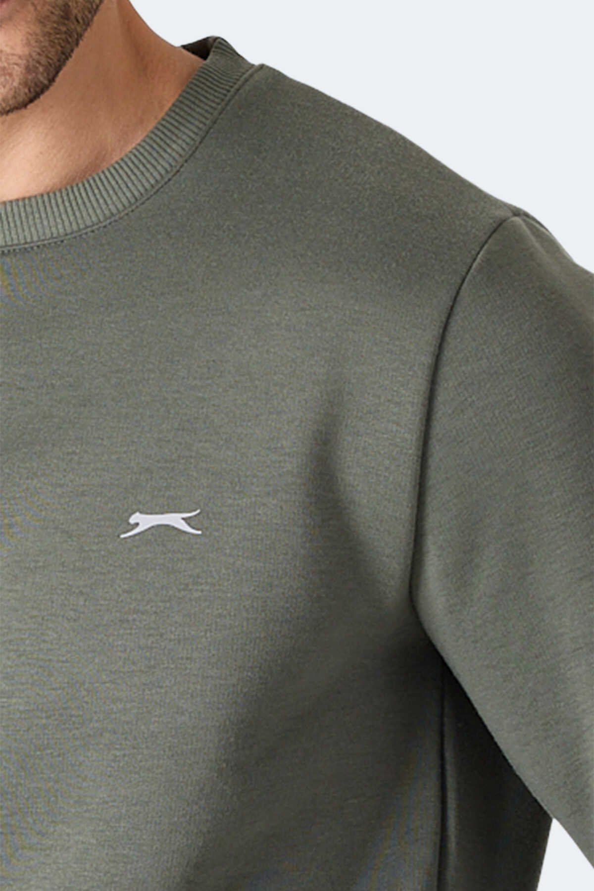 Slazenger MEGAR I Erkek Haki Sweatshırt Slazenger MEGAR I Erkek Haki Sweatshırt
