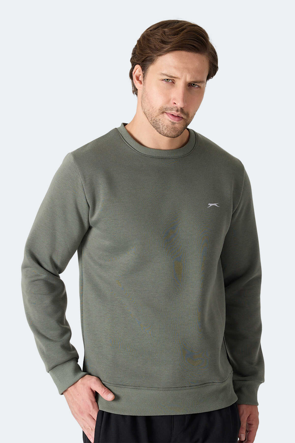 Slazenger MEGAR I Erkek Haki Sweatshırt Slazenger MEGAR I Erkek Haki Sweatshırt