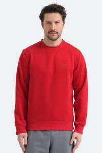 Slazenger - Slazenger MEGAR I Erkek Kırmızı Sweatshırt