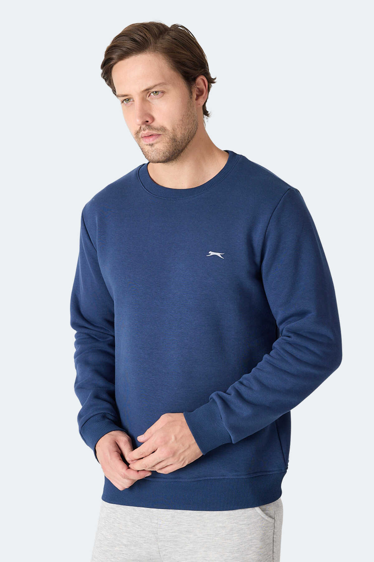 Slazenger MEGAR I Erkek Lacivert Sweatshırt Slazenger MEGAR I Erkek Lacivert Sweatshırt