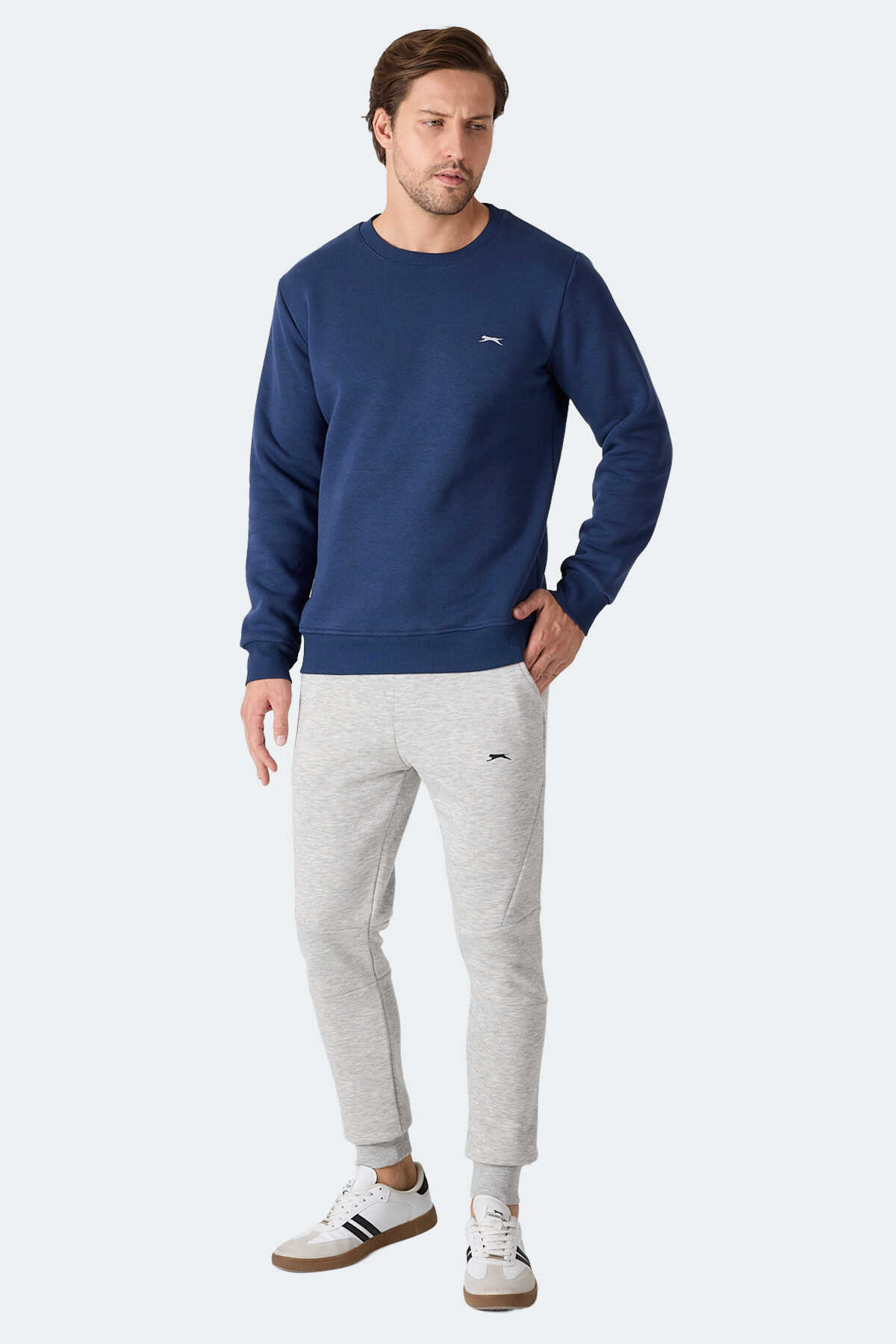 Slazenger MEGAR I Erkek Lacivert Sweatshırt Slazenger MEGAR I Erkek Lacivert Sweatshırt