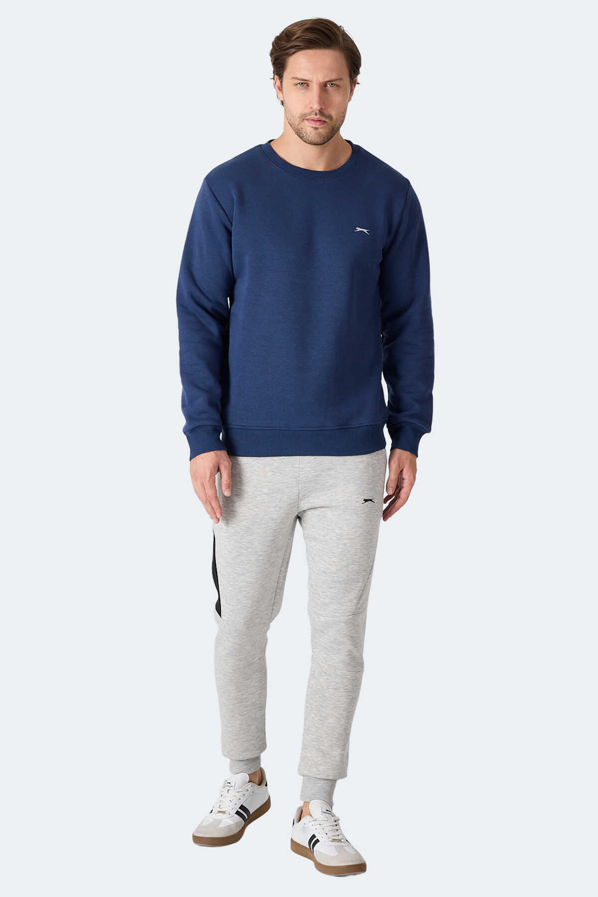 Slazenger MEGAR I Erkek Lacivert Sweatshırt Slazenger MEGAR I Erkek Lacivert Sweatshırt