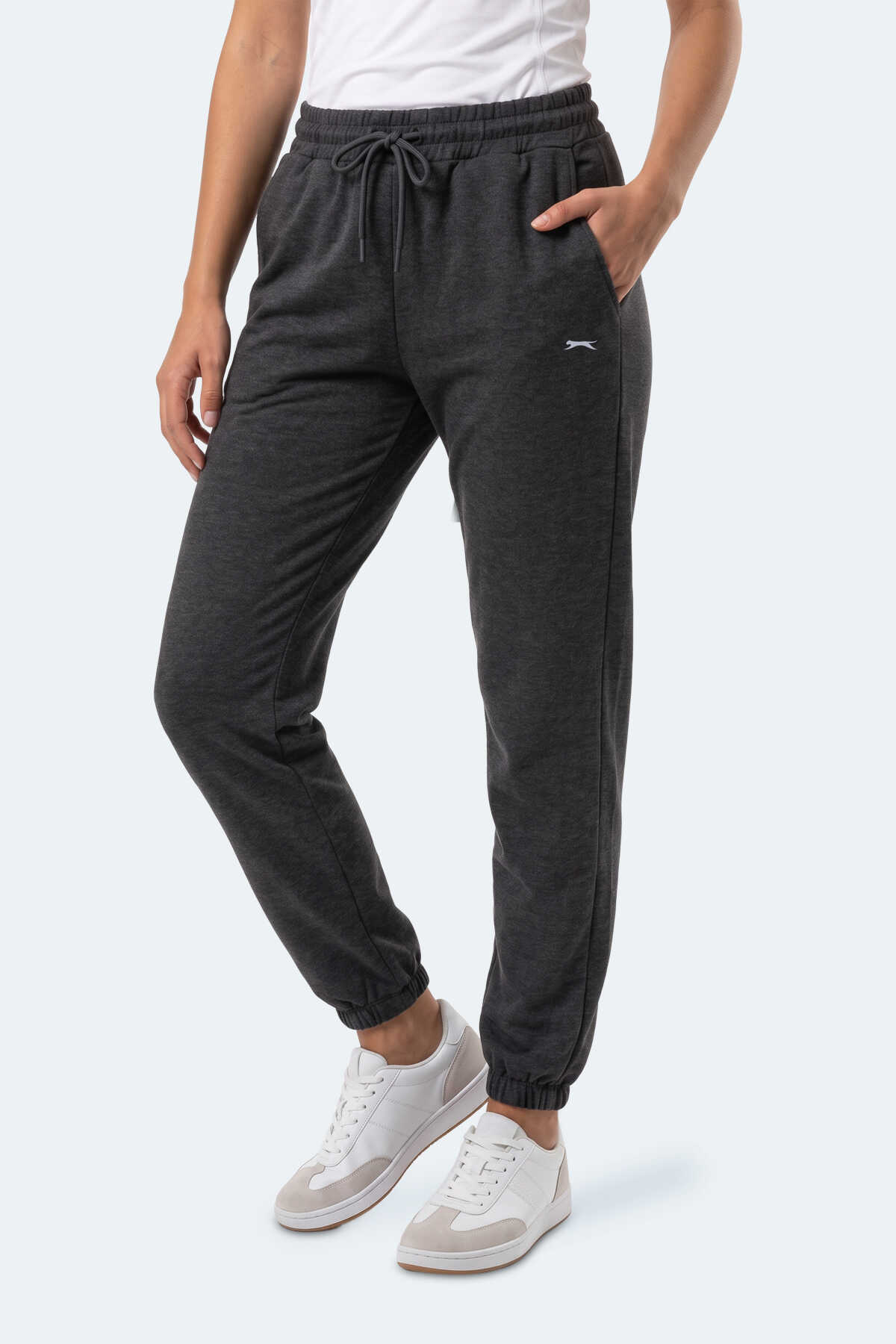 Slazenger - Slazenger MERYA I Kadın Antrasit Eşofman Altı