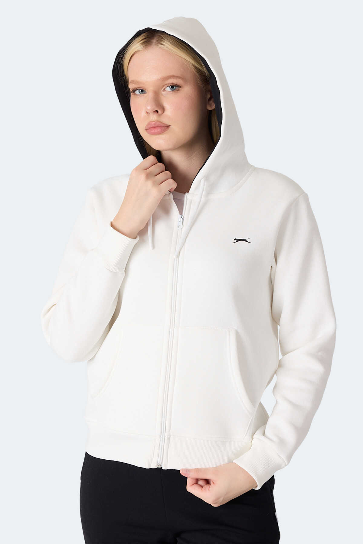 Slazenger - Slazenger MILIO I Kadın Ekru Sweatshirt