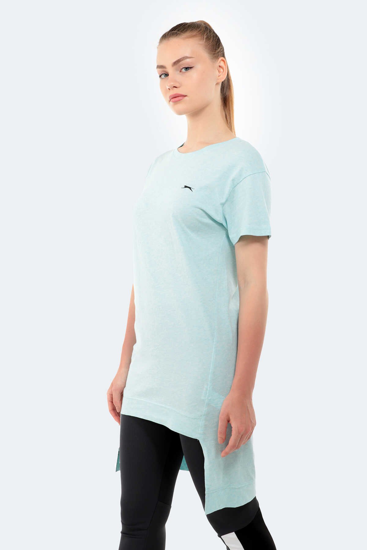 Slazenger - MINATO Kadın Kısa Kollu T-Shirt Yeşil