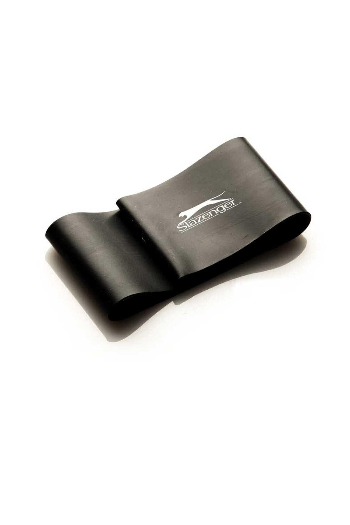 Slazenger - Slazenger Mini Loop Band Heavy Unisex Siyah Pilates Aksesuarları