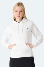 Slazenger - Slazenger MISTY I Kadın Kapüşonlu Ekru Sweatshırt Slazenger - Slazenger MISTY I Kadın Kapüşonlu Ekru Sweatshırt