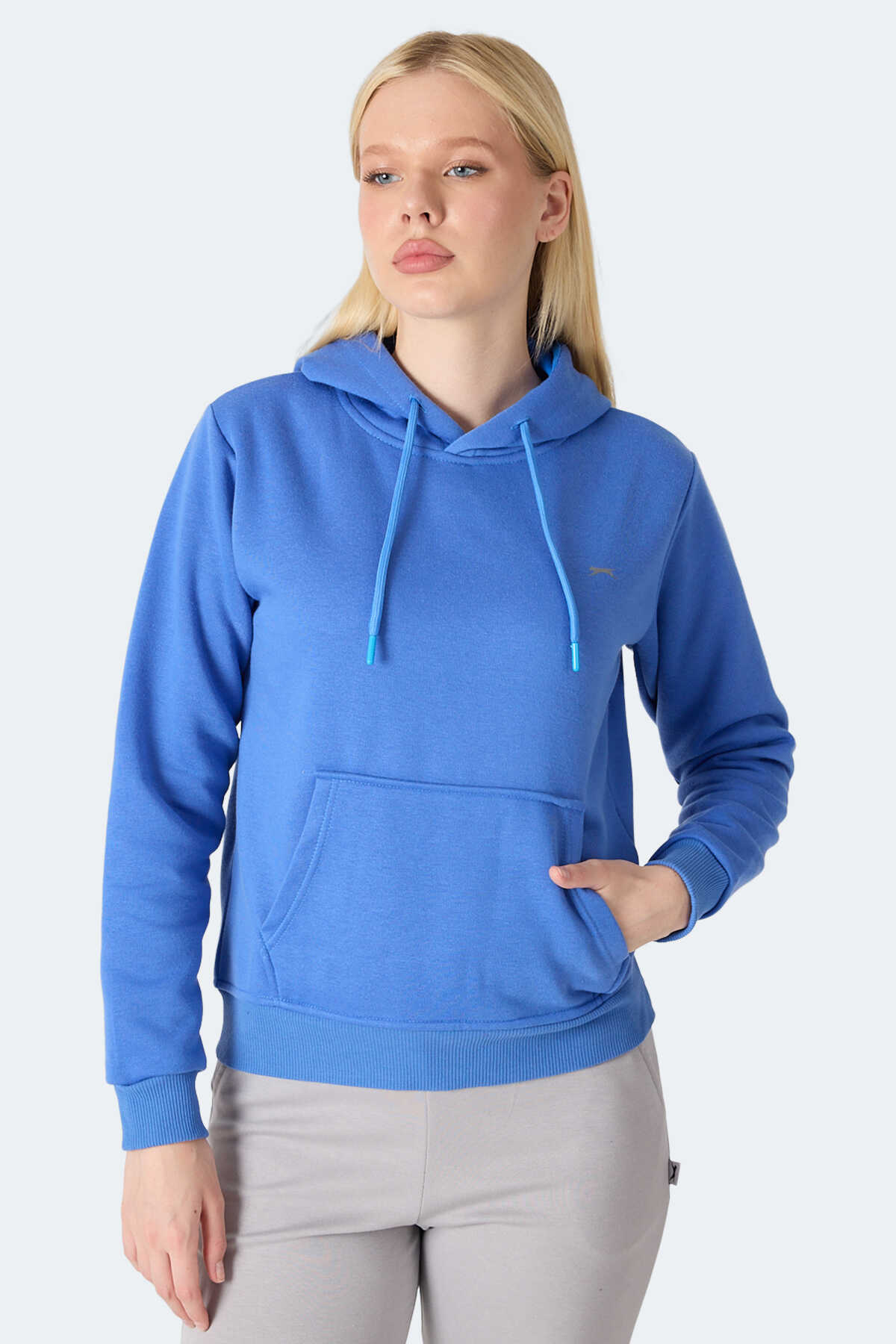 Slazenger MISTY I Kadın Kapüşonlu Indigo Sweatshırt Slazenger MISTY I Kadın Kapüşonlu Indigo Sweatshırt