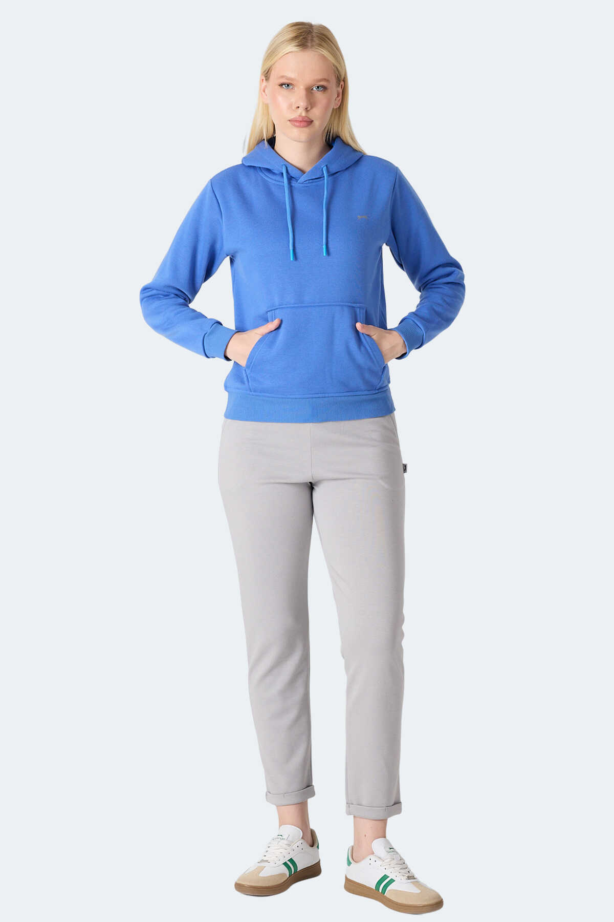 Slazenger MISTY I Kadın Kapüşonlu Indigo Sweatshırt Slazenger MISTY I Kadın Kapüşonlu Indigo Sweatshırt
