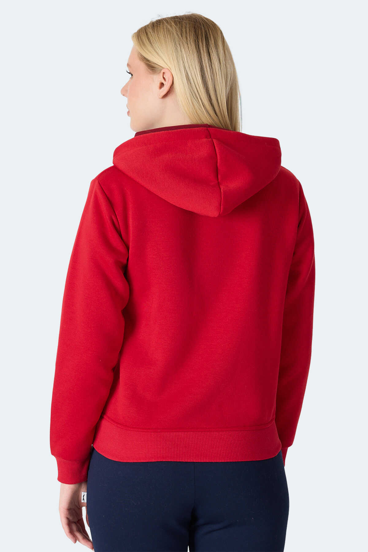 Slazenger MISTY I Kadın Kapüşonlu Kırmızı Sweatshırt Slazenger MISTY I Kadın Kapüşonlu Kırmızı Sweatshırt