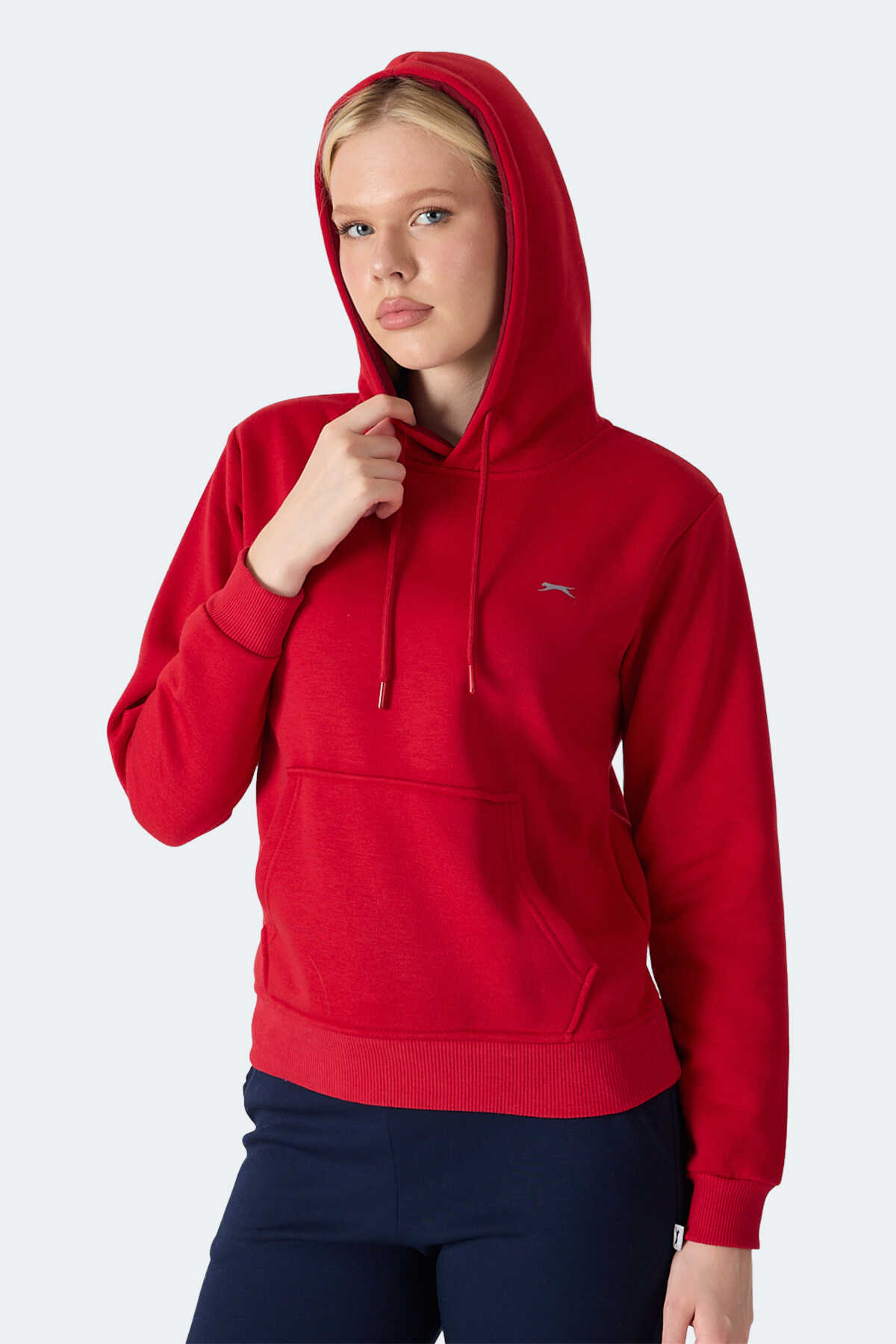 Slazenger MISTY I Kadın Kapüşonlu Kırmızı Sweatshırt Slazenger MISTY I Kadın Kapüşonlu Kırmızı Sweatshırt