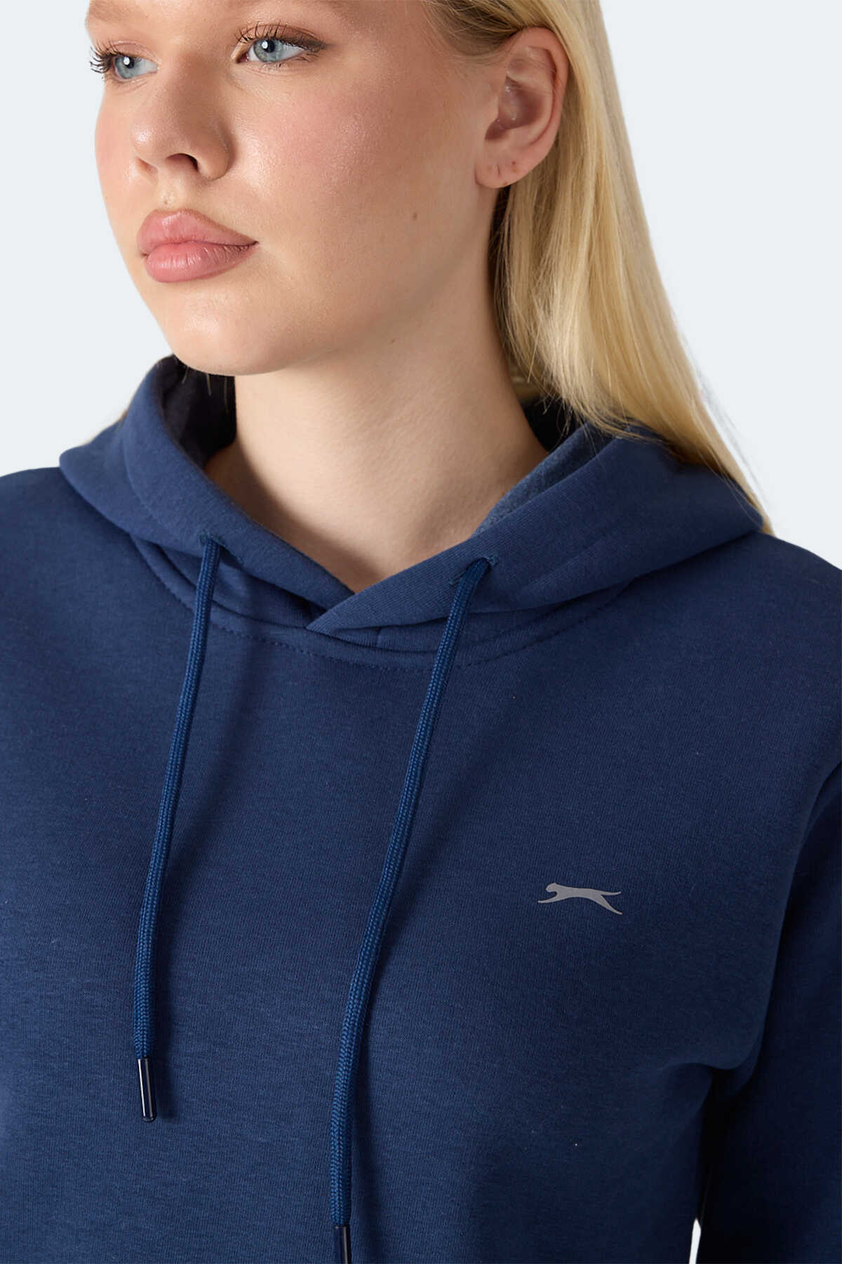 Slazenger MISTY I Kadın Kapüşonlu Lacivert Sweatshırt Slazenger MISTY I Kadın Kapüşonlu Lacivert Sweatshırt