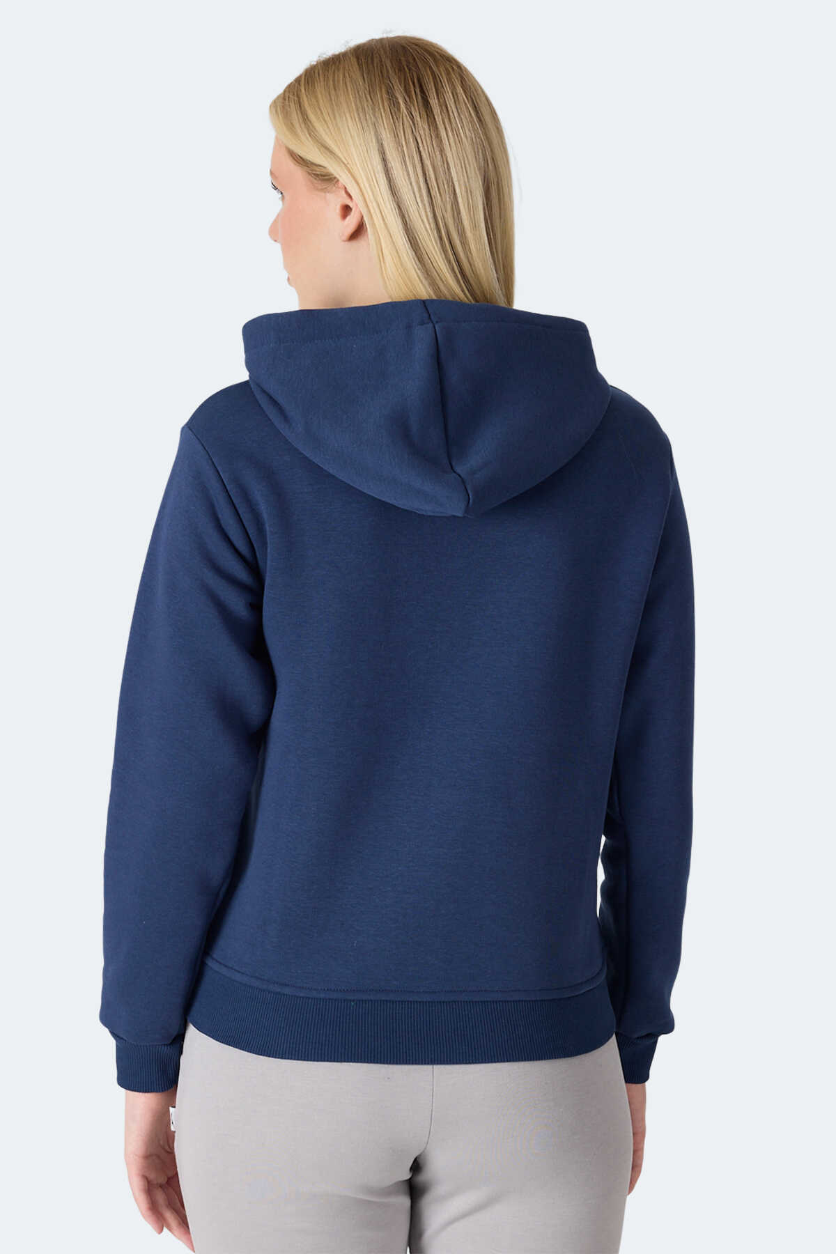 Slazenger MISTY I Kadın Kapüşonlu Lacivert Sweatshırt Slazenger MISTY I Kadın Kapüşonlu Lacivert Sweatshırt