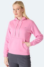 Slazenger - Slazenger MISTY I Kadın Kapüşonlu Pembe Sweatshırt Slazenger - Slazenger MISTY I Kadın Kapüşonlu Pembe Sweatshırt
