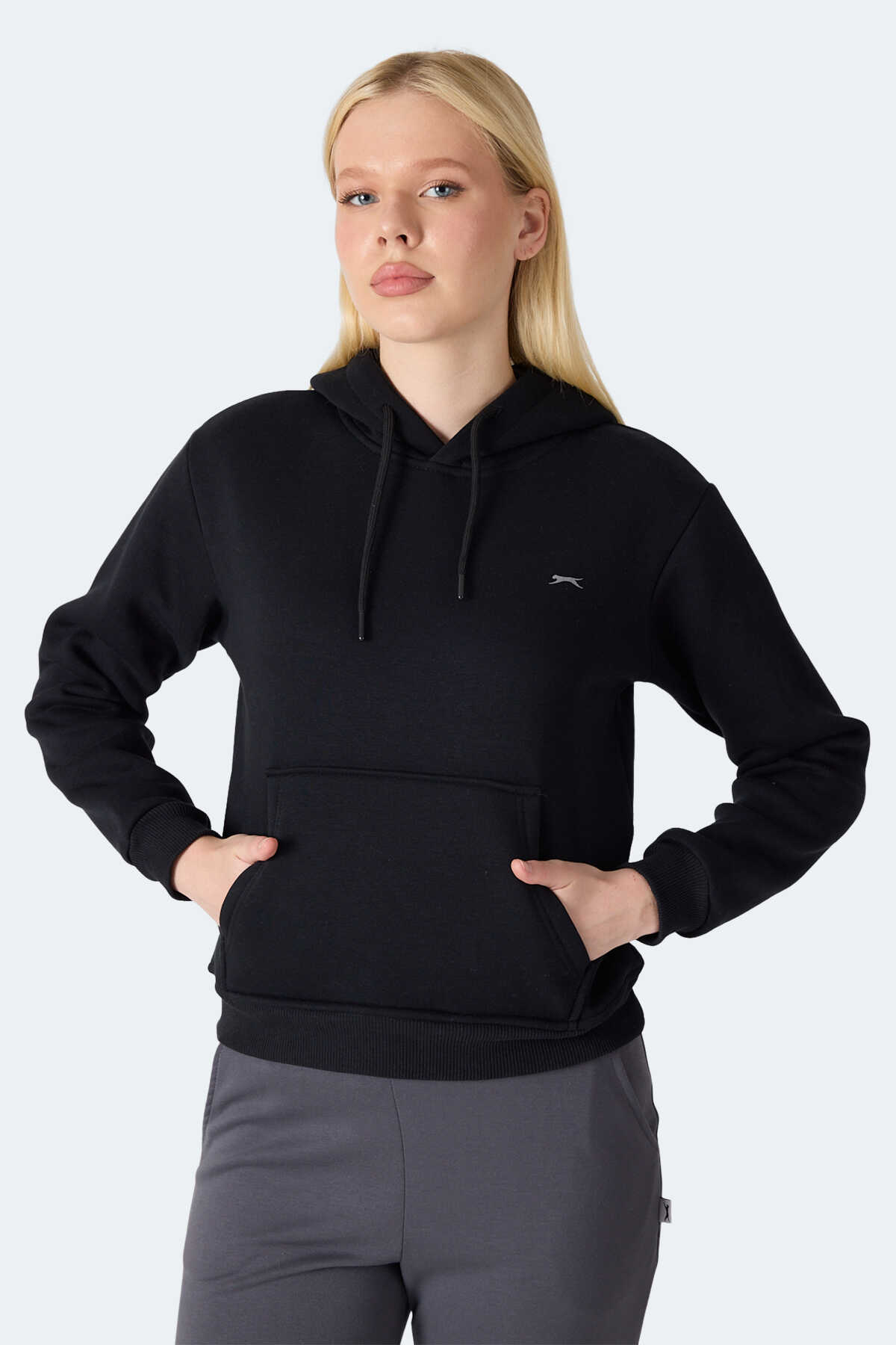 Slazenger - Slazenger MISTY I Kadın Siyah Sweatshirt