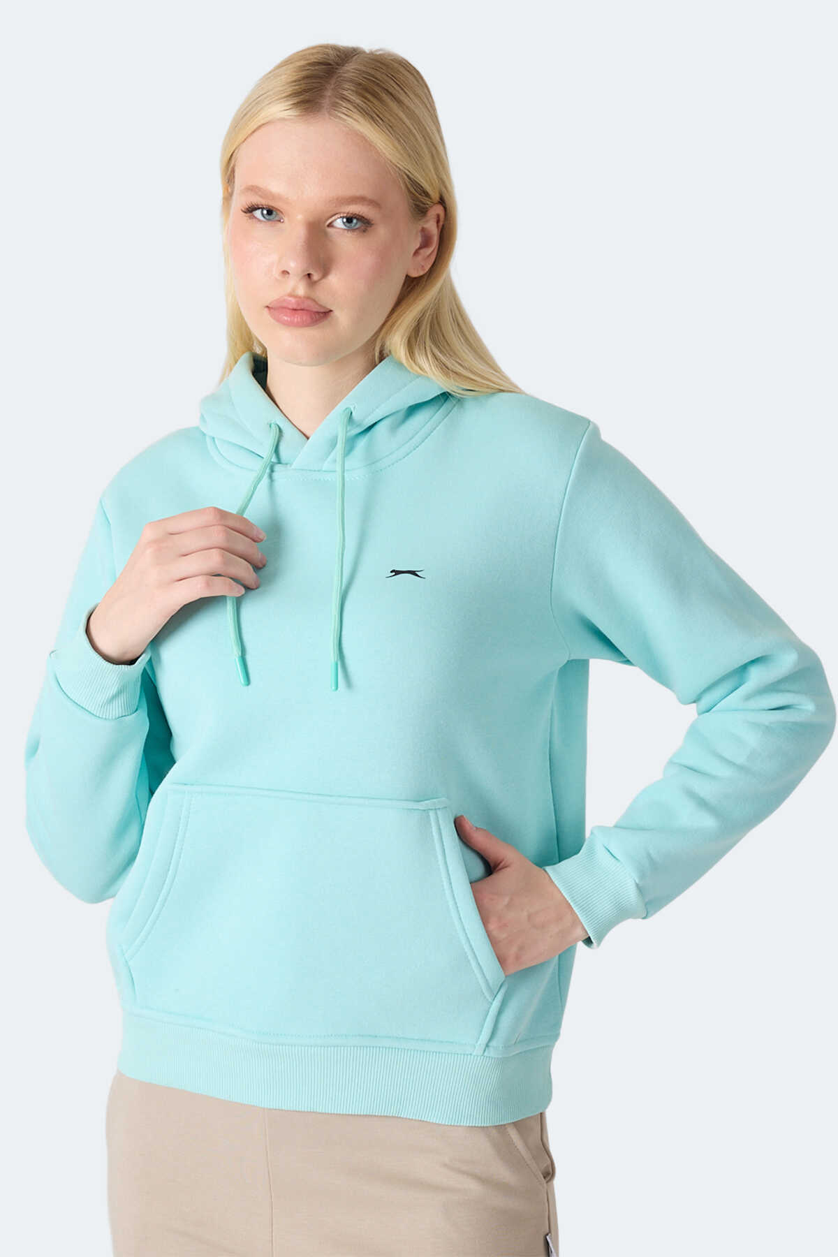 Slazenger - Slazenger MISTY I Kadın Turkuaz Sweatshirt