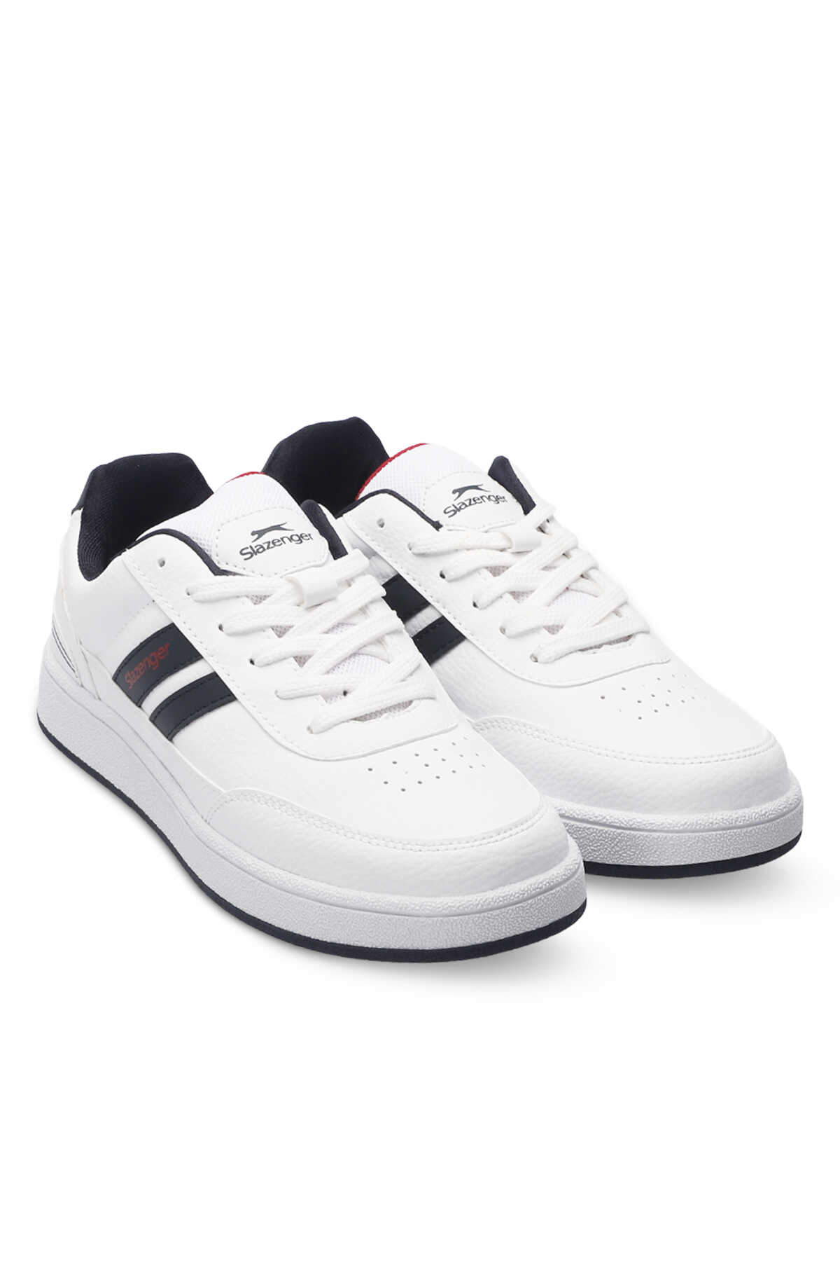 Slazenger MONET IN Kadın Beyaz / Lacivert / Kırmızı Günlük Spor Ayakkabısı Slazenger MONET IN Kadın Beyaz / Lacivert / Kırmızı Günlük Spor Ayakkabısı