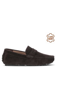 Slazenger - Slazenger MONTANA I Erkek Deri Kahve Süet Comfort