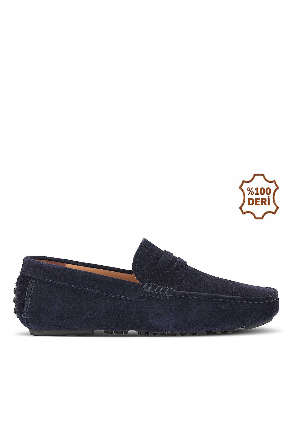 Slazenger - Slazenger MONTANA I Erkek Deri Lacivert Süet Comfort