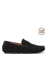Slazenger - Slazenger MONTANA I Erkek Deri Siyah Süet Comfort