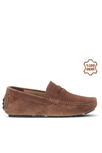 Slazenger - Slazenger MONTANA I Erkek Deri Taba Süet Comfort