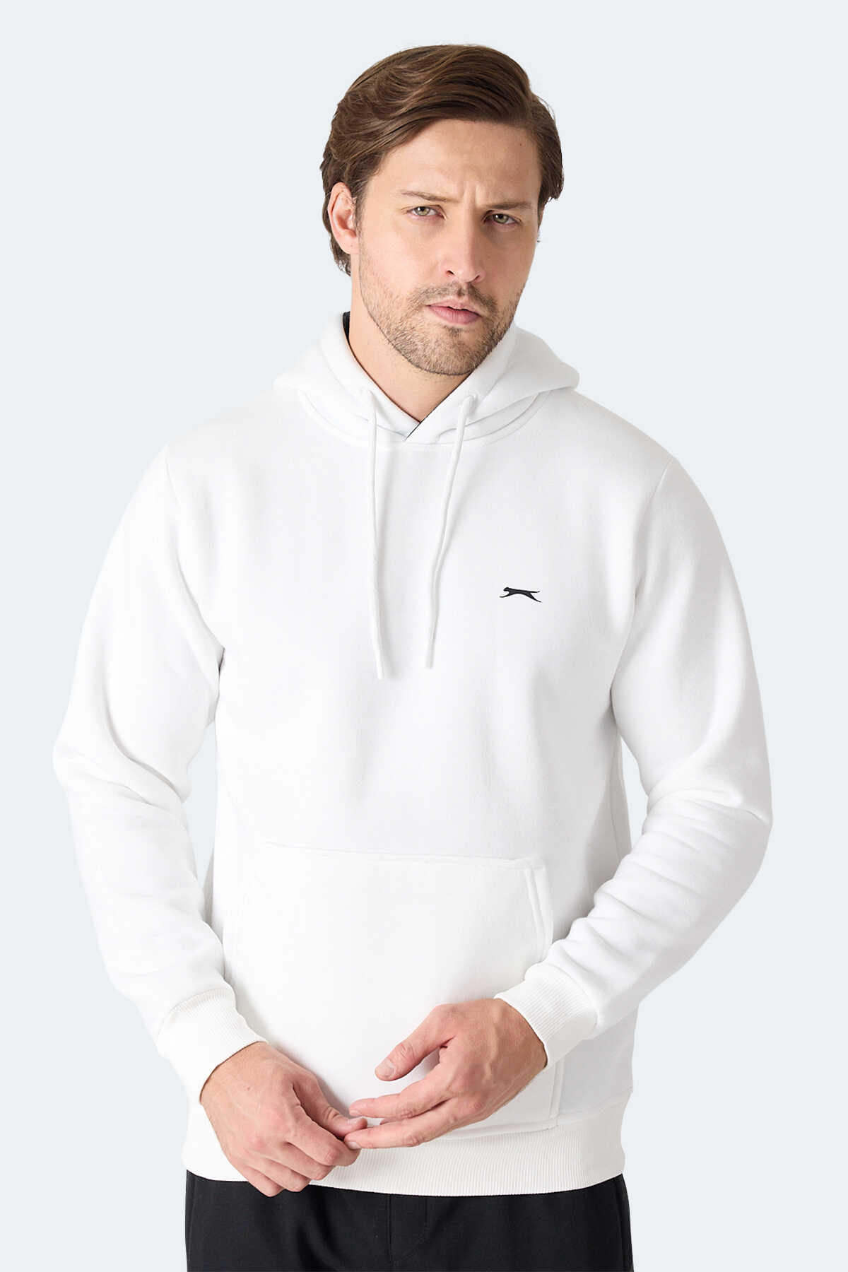Slazenger - Slazenger MOONLIGHT I Erkek Ekru Sweatshirt