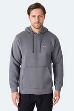 Slazenger - Slazenger MOONLIGHT I Erkek Kapüşonlu Gri Sweatshırt Slazenger - Slazenger MOONLIGHT I Erkek Kapüşonlu Gri Sweatshırt