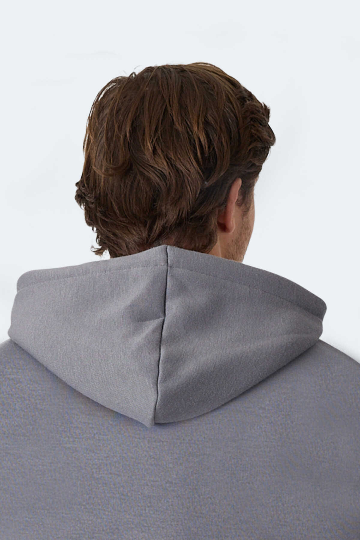 Slazenger MOONLIGHT I Erkek Kapüşonlu Gri Sweatshırt Slazenger MOONLIGHT I Erkek Kapüşonlu Gri Sweatshırt