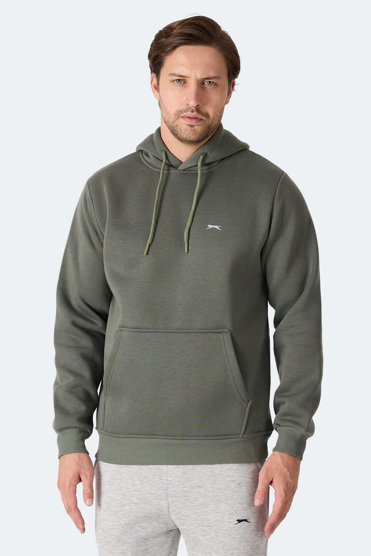 Slazenger - Slazenger MOONLIGHT I Erkek Haki Sweatshirt