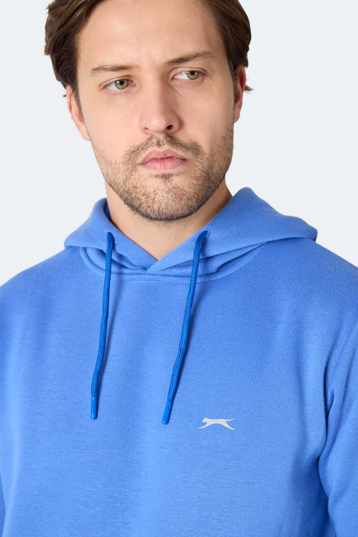 Slazenger MOONLIGHT I Erkek Kapüşonlu Indigo Sweatshırt Slazenger MOONLIGHT I Erkek Kapüşonlu Indigo Sweatshırt