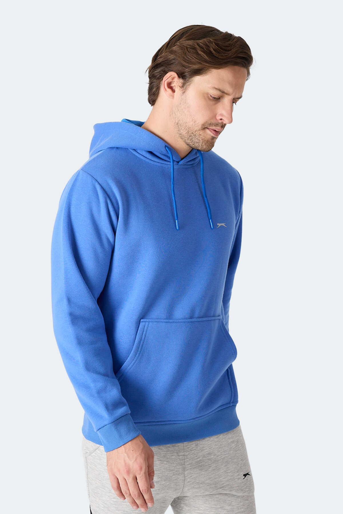 Slazenger MOONLIGHT I Erkek Kapüşonlu Indigo Sweatshırt Slazenger MOONLIGHT I Erkek Kapüşonlu Indigo Sweatshırt