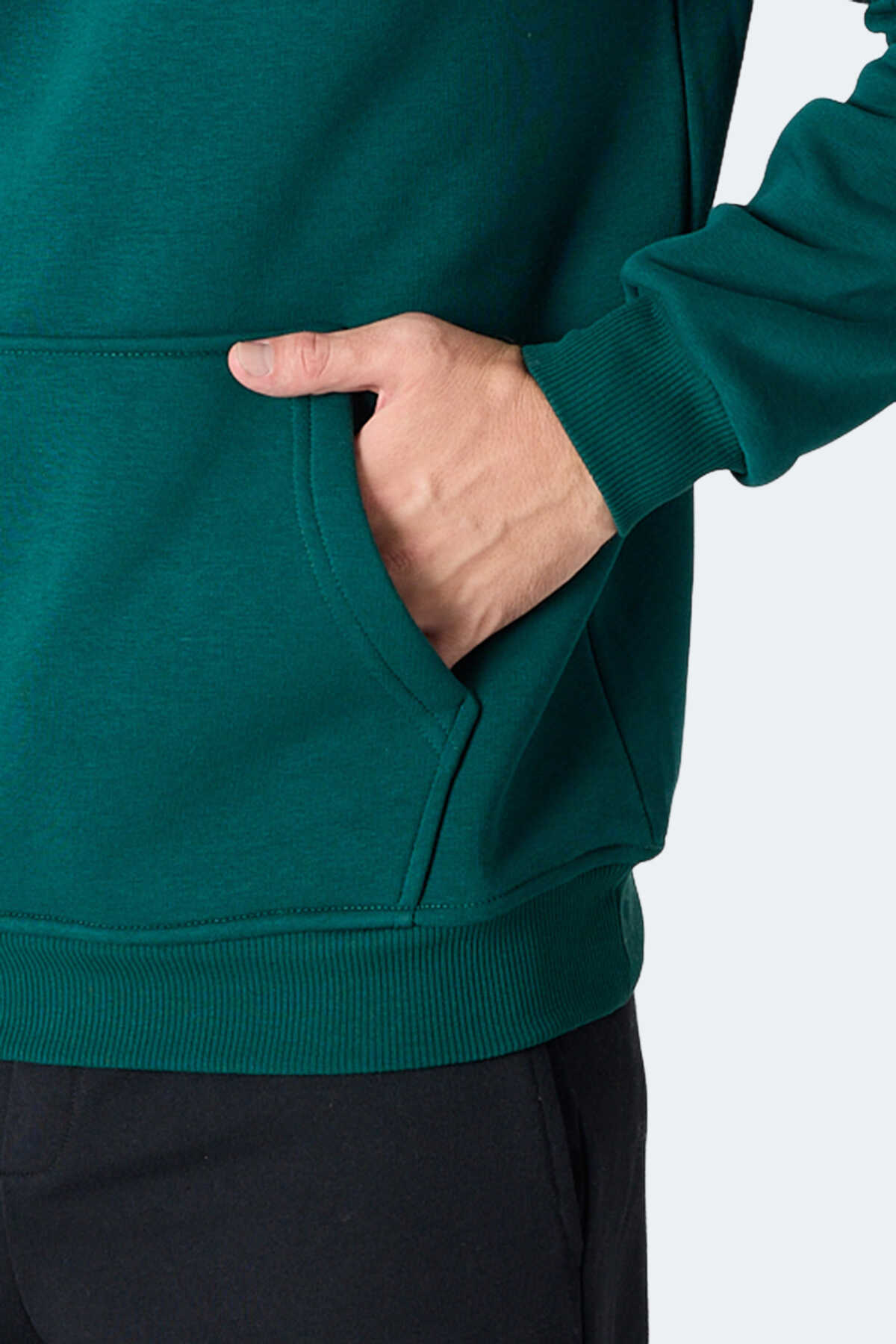 Slazenger MOONLIGHT I Erkek Kapüşonlu Koyu Yeşil Sweatshırt Slazenger MOONLIGHT I Erkek Kapüşonlu Koyu Yeşil Sweatshırt