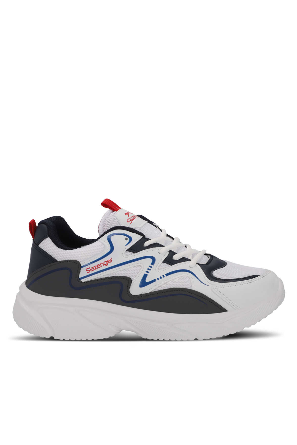 Slazenger - Slazenger MULTI I Erkek Beyaz / Lacivert Koşu & Yürüyüş Spor Ayakkabısı