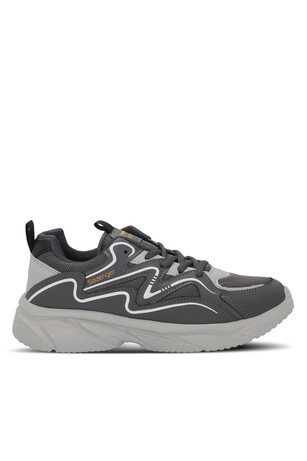 Slazenger MULTI I Erkek  Koyu Gri / Gri Koşu & Yürüyüş Spor Ayakkabısı 