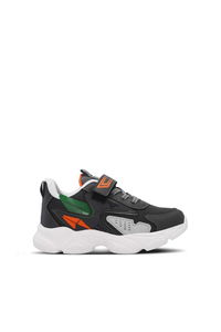 Slazenger - Slazenger NABIL Unisex Çocuk Cırt Cırtlı Koyu Gri Günlük Spor Ayakkabısı Slazenger - Slazenger NABIL Unisex Çocuk Cırt Cırtlı Koyu Gri Günlük Spor Ayakkabısı