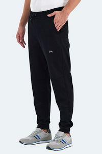 Slazenger - Slazenger NADAB Erkek Cepli Dar Paça Siyah Eşofman Altı