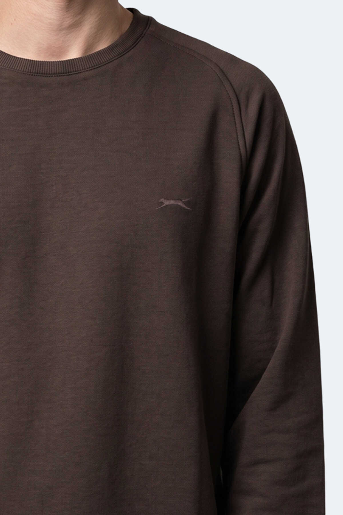 Slazenger NADAV Erkek Kahve Sweatshırt - 2