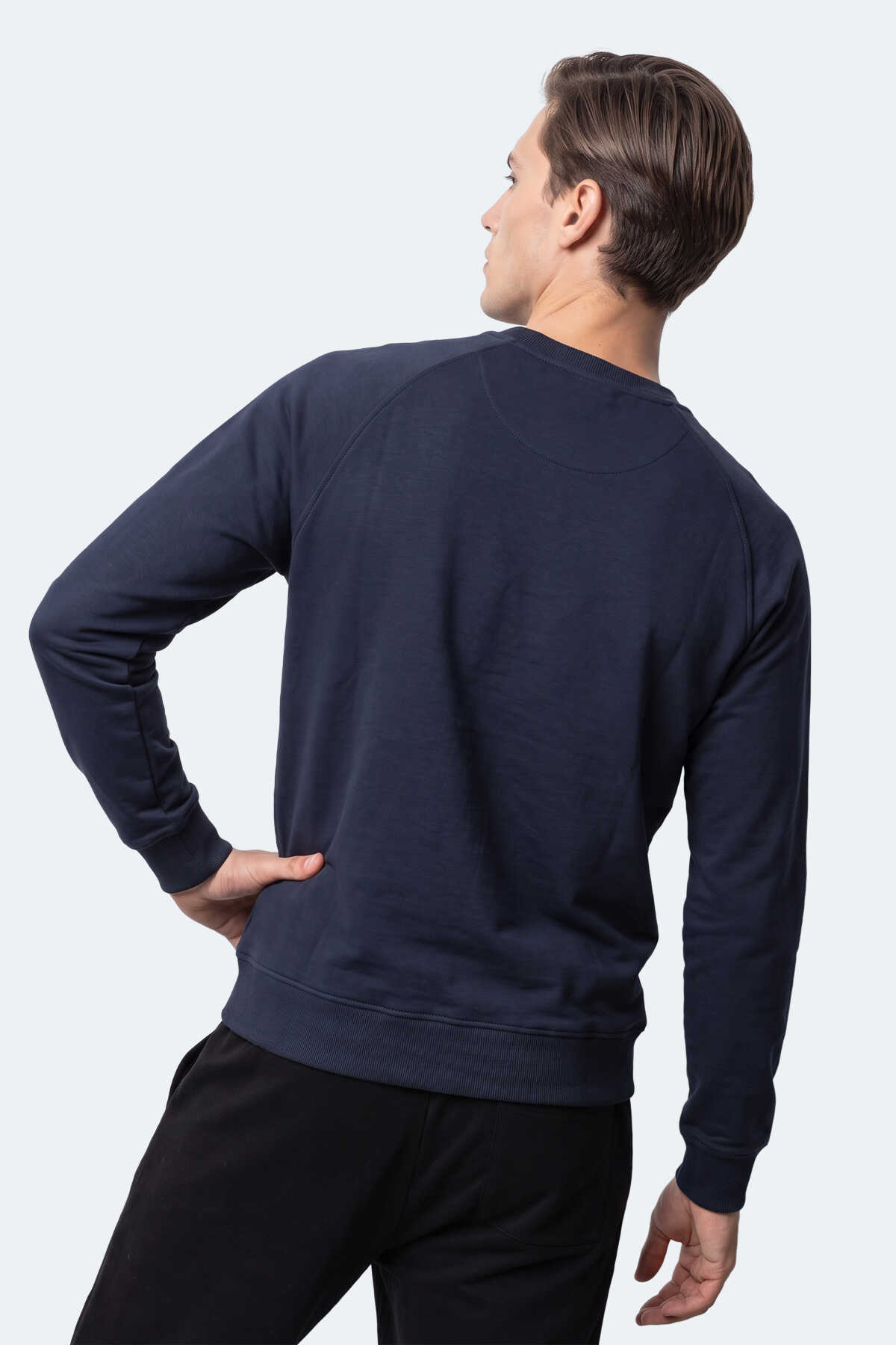 Slazenger NADAV Erkek Lacivert Sweatshırt - 4