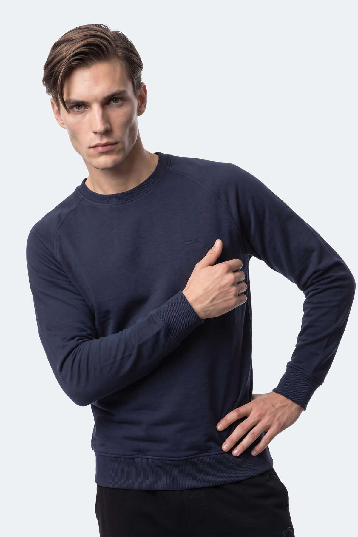 Slazenger NADAV Erkek Lacivert Sweatshırt - 5