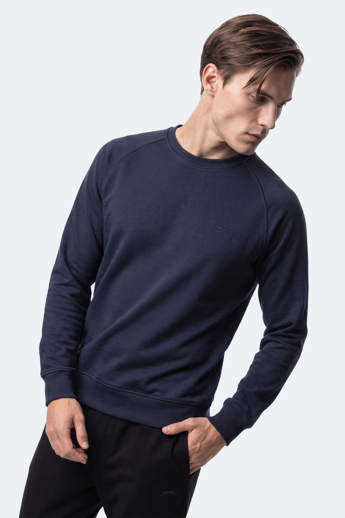 Slazenger NADAV Erkek Lacivert Sweatshırt - 6