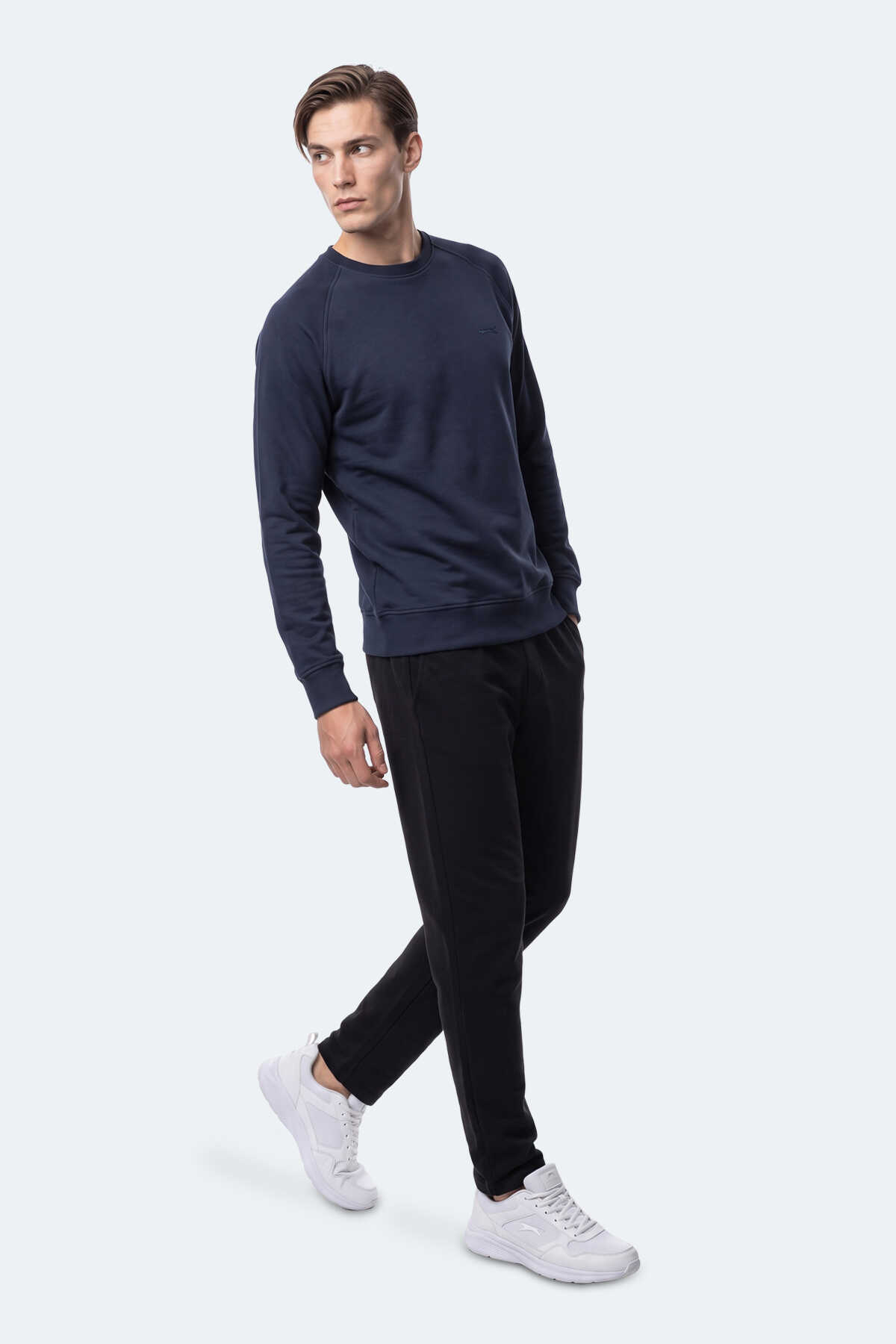 Slazenger NADAV Erkek Lacivert Sweatshırt - 7