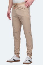 Slazenger - Slazenger NADJA Erkek Cepli slim fit Bej Eşofman Altı