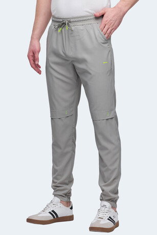 Slazenger NADJA IN Erkek Cepli Slim Fit Gri Eşofman Altı