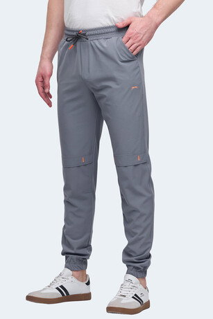 Slazenger NADJA IN Erkek Cepli Slim Fit Koyu Gri Eşofman Altı